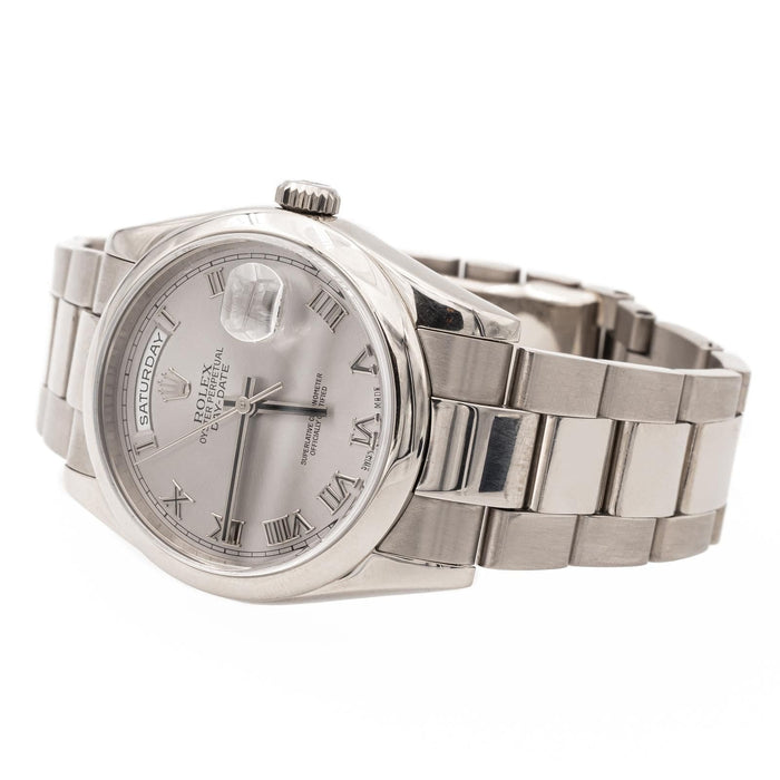 Montre Rolex Montre Day-Date Or blanc 58 Facettes 2143156CN