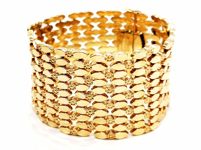 Bracelet Bracelet Manchette Or jaune 58 Facettes 1588606CN