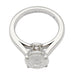 Bague 50 Solitaire Cartier, "1895", platine. 58 Facettes 32118