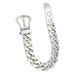 Bracelet Hermès “Belt” bracelet in silver. 58 Facettes 31628