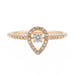 Bague 47.5 Bague Or rose Diamant 58 Facettes 2560760CN