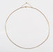 Rose gold chain necklace with rectangular cable mesh 58 Facettes 22-418