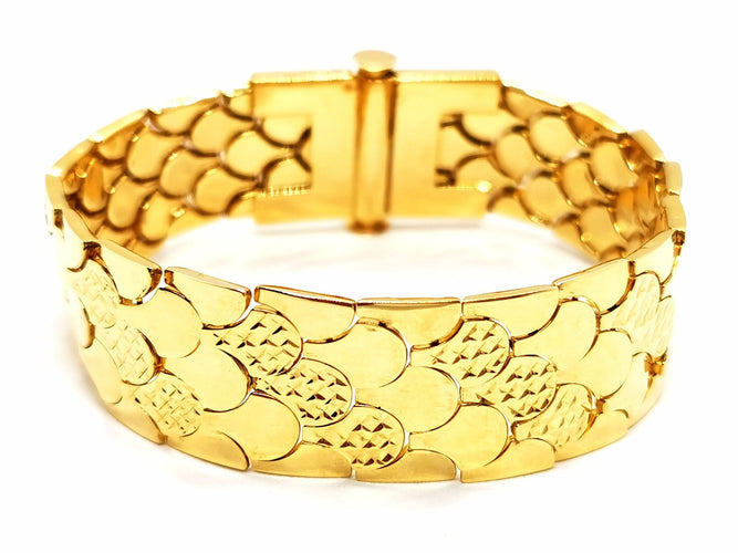 Bracelet Bracelet Manchette Or jaune 58 Facettes 1719195CN