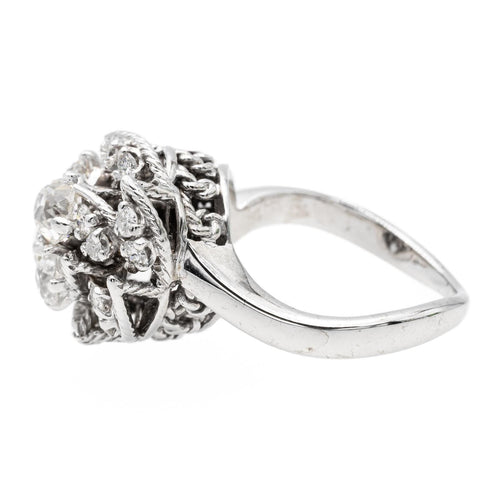 Bague 51 Bague Or blanc Diamant 58 Facettes 2231513CN