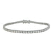 Bracelet Line bracelet in white gold, 5 carats of diamonds. 58 Facettes 31796