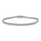 Bracelet Bracelet ligne en or blanc, 5 carats de diamants. 58 Facettes 31796