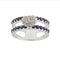 Bague 53 Bague saphirs diamants 58 Facettes 30559