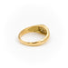 Ring 47 Signet Ring Yellow Gold Diamond 58 Facettes 1875615CN