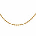 Necklace Twisted mesh necklace Yellow gold 58 Facettes 2528304CN
