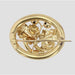 Brooch Old gold brooch with vine leaf decoration 58 Facettes 13-052B