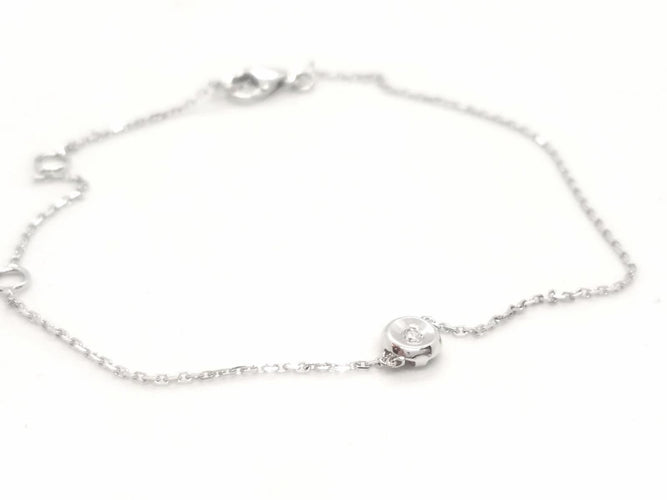 Bracelet Bracelet Or blanc Diamant 58 Facettes 578960RV
