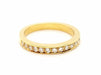 Ring 53 Alliance Ring Yellow Gold Diamond 58 Facettes 578768RV