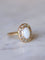 Bague Bague de fiançailles opale entourage diamants 58 Facettes