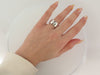 Ring 53 ring CHAUMET links evidence gm t53 white gold & diamonds 58 Facettes 248600
