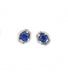 White/Grey / 750‰ Gold Earrings Gold and Sapphire Earrings 58 Facettes 220174R