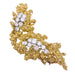 Brooch Vintage Boucheron brooch, yellow gold, platinum and diamonds. 58 Facettes 32908