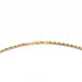 Necklace Twisted mesh necklace Yellow gold 58 Facettes 1641785CN