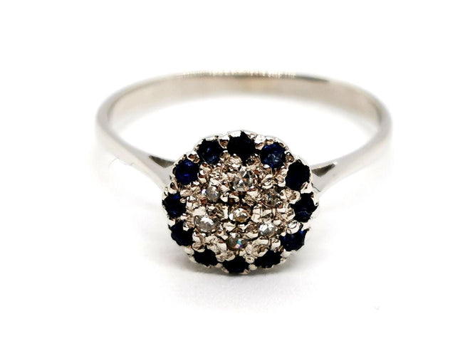 Bague 53 Bague Art déco Or blanc Diamant 58 Facettes 1048316CD