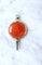 Pendentif Clef de montre ancienne or rose et cornaline 58 Facettes