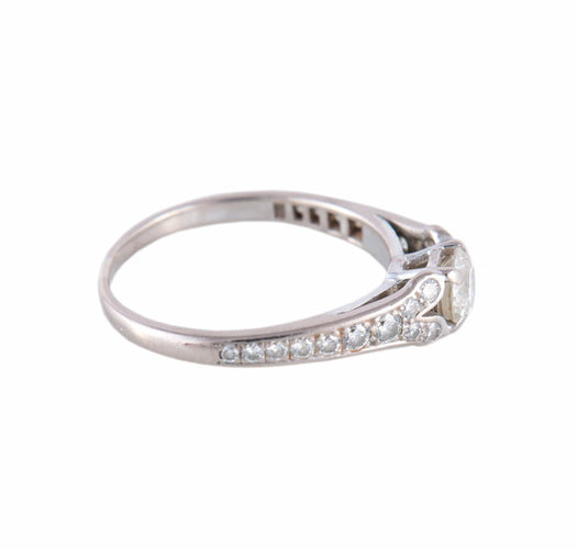 Bague BAGUE SOLITAIRE DIAMANTS 0.50ct 58 Facettes BO/220103