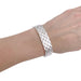 Bracelet Chanel bracelet, "Quilted", white gold. 58 Facettes 32189
