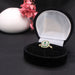 Ring Emerald ring set in yellow gold 58 Facettes