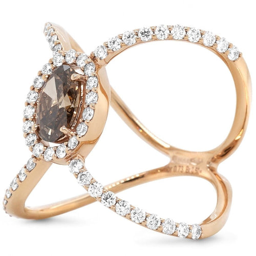 Bague 54 Bague or rose diamants 58 Facettes 31H00083