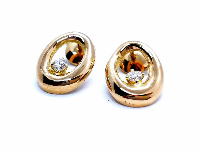 Boucles d'oreilles Boucles d'oreilles Or jaune Diamant 58 Facettes 1029209CN