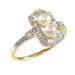 Ring 52 Art Deco Pearl Diamond Engagement Ring 58 Facettes 23271-0580