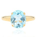 Ring 57 Used gold and topaz ring 58 Facettes 21-274A