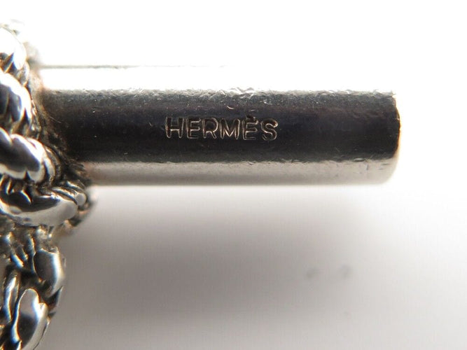 Bracelet vintage bracelet HERMES douarnenez noeud marin argent massif 58 Facettes 254650