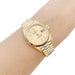 Watch Rolex watch, "Oyster Perpetual Datejust", yellow gold. 58 Facettes 33019