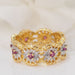 Ring 54 Openwork ring in 2-tone gold, ruby 58 Facettes 31804