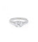 Bague 55 / Blanc/Gris / Platine 950‰ Bague Solitaire Accompagné Diamant 1.05 Carats 58 Facettes 230004SP230021SP