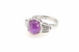 Ring Vintage Star Ceylon Pink Sapphire Ring 58 Facettes 22508