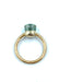 POMELLATO ring. Nudo ring small model pink gold and prasiolite 58 Facettes