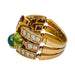 Ring 55 Bulgari ring, "Allegra", yellow gold, diamonds, colored stones. 58 Facettes 31101