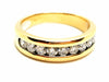 Ring 58 Half alliance ring Yellow gold Diamond 58 Facettes 1588627CN