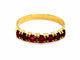 Bague 52 Bague Demie alliance Or jaune Rubis 58 Facettes 1292149CN