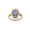Bague 59 Bague - Or, Platine, Saphir et Diamants 58 Facettes 240039R