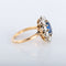 Bague 51 Bague Pompadour Saphir Diamants 58 Facettes