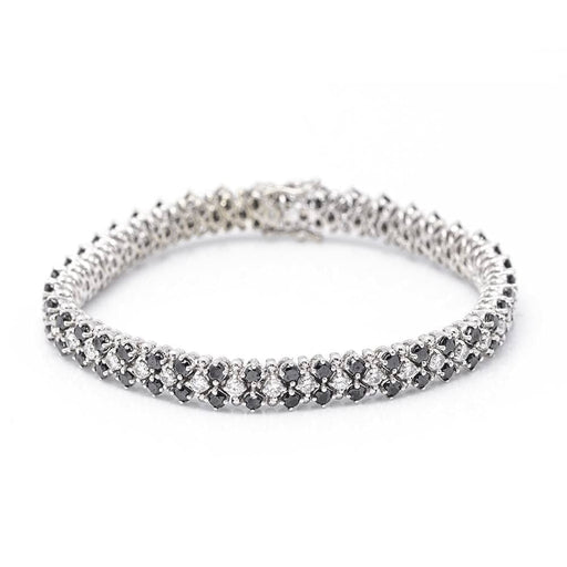 Bracelet Bracelet Nuit en Diamants et Or Blanc 58 Facettes D359943LF