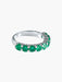 Ring 52 Emerald garter ring 58 Facettes LP59-7
