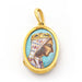 Montserrat Medal pendant in yellow gold and enamel 58 Facettes D359723LF