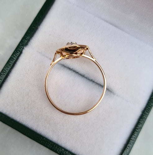 Bague 50.5 Bague Art Déco guillochée 58 Facettes 324