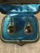 Earrings Antique jet sleeper earrings 58 Facettes