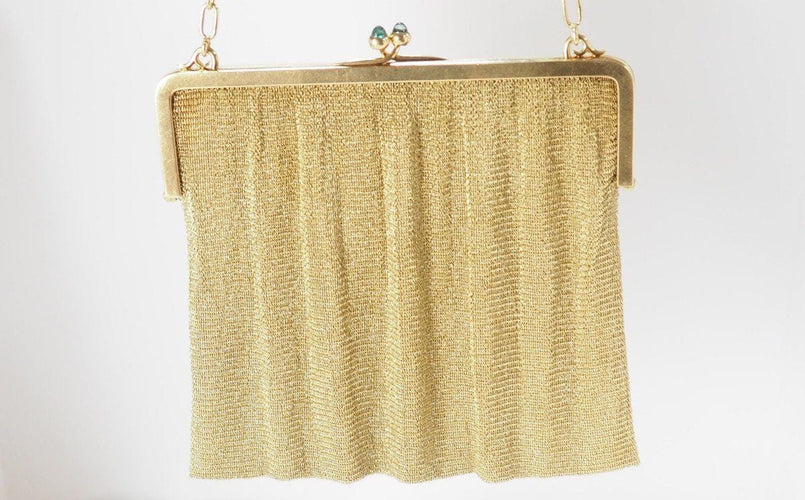 Accessoire Sac Soirée Cotte De Maille Or Jaune 58 Facettes 31814