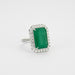 Ring 54 Emerald Ring 11cts Diamonds 58 Facettes B0843