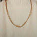Necklace Vintage necklace with yellow gold charm 58 Facettes 2724
