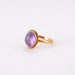Ring 52 AMETHYST CABOCHON RING 58 Facettes 1025